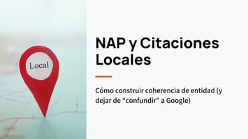 portada del articulo: nap y citaciones locales para coherencia de entidad en Google y SEO local