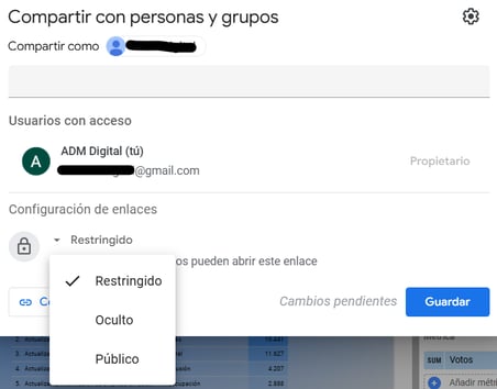 compartir dashboards en looker studio