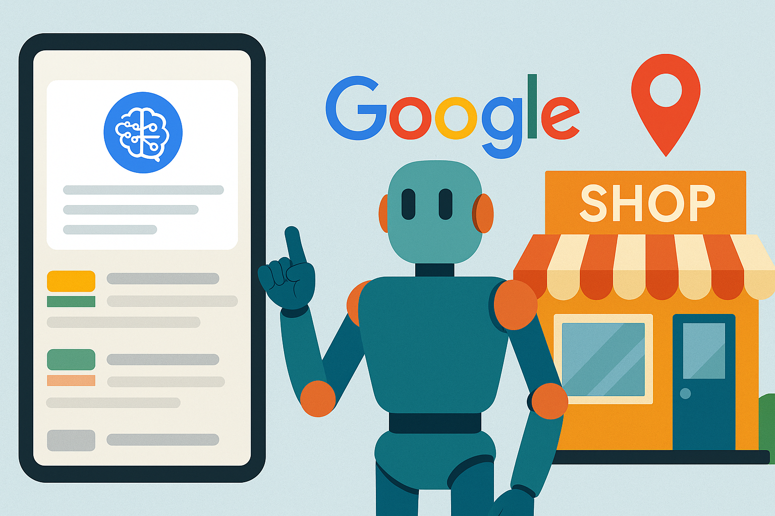 Google AI Overviews y negocios locales