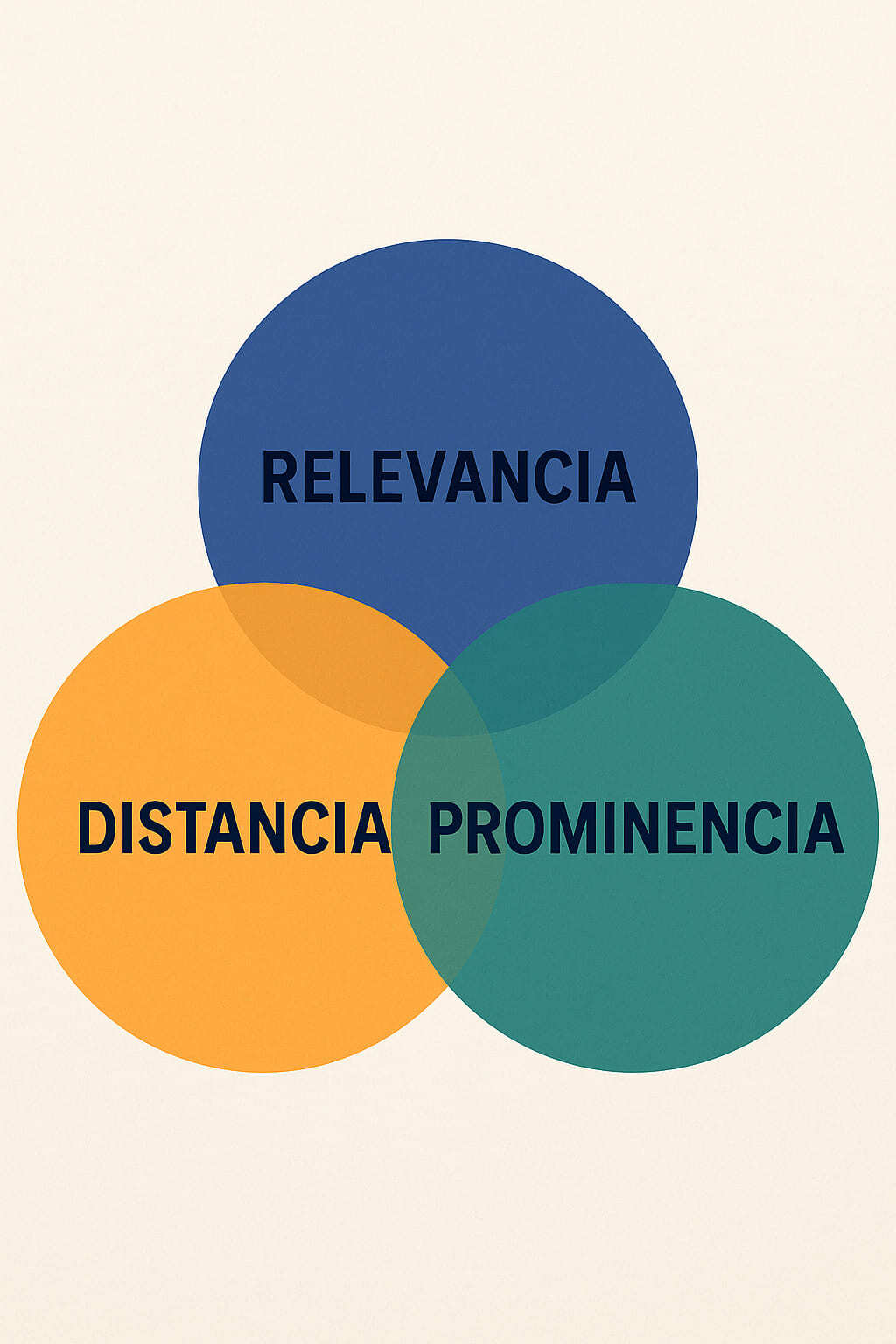 Relevancia, distancia y prominencia como factores de posicionamiento local en Google